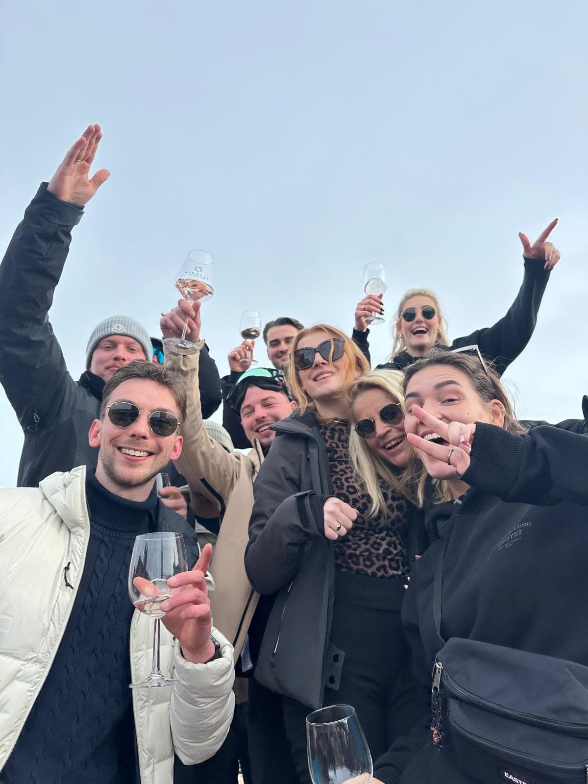 Selfie op de berg