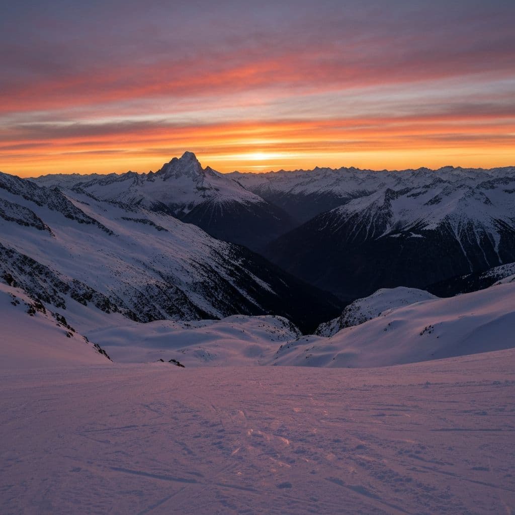 Bergpanorama Kaprun