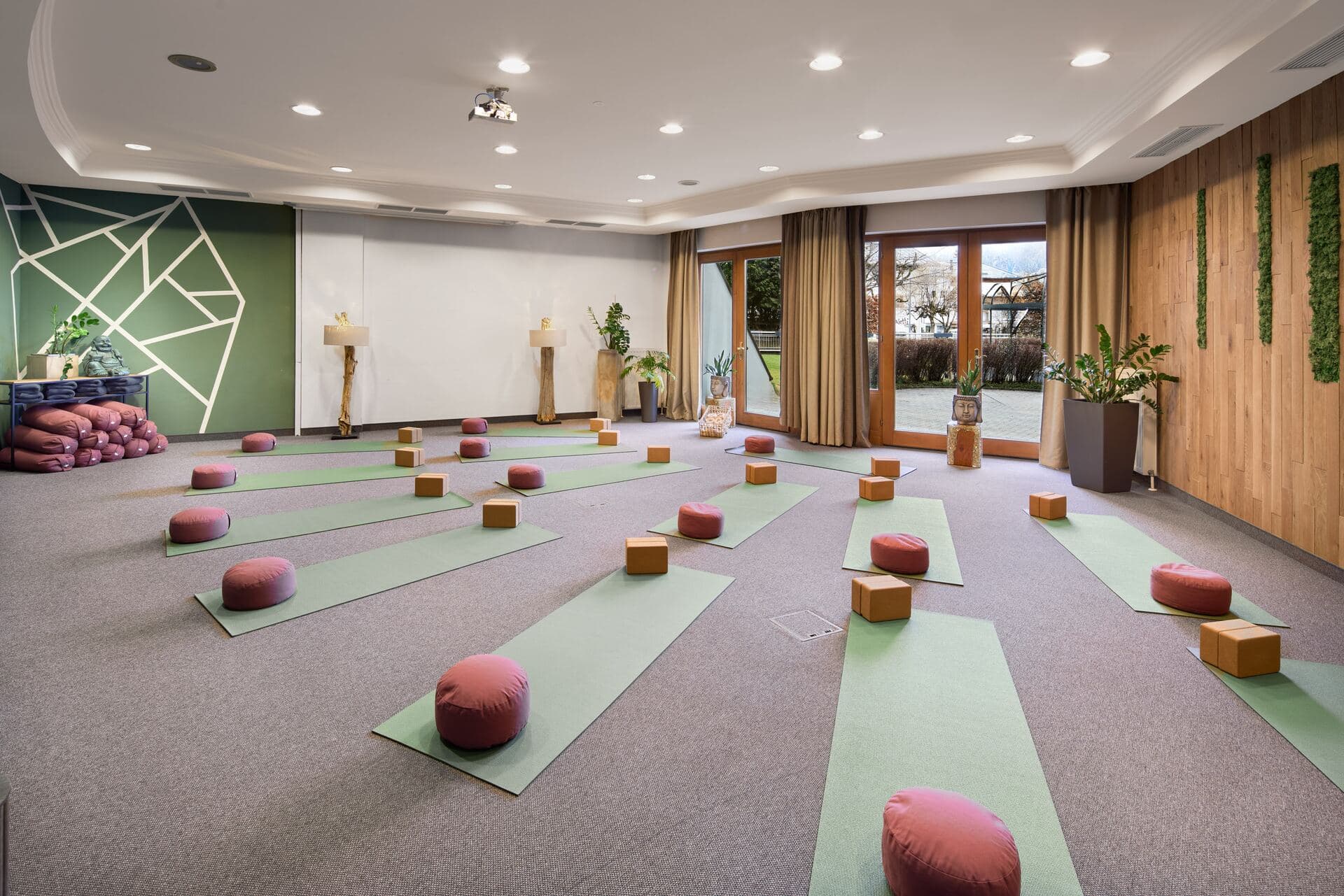 Yoga en relaxruimte ALPEN.VEDA.SPA